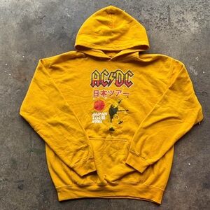 Yellow AC/DC Japan Tour Hoodie